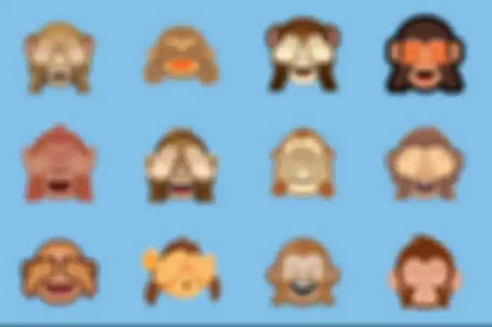 Apa sih arti dari emoji monyet menutup mata ini?