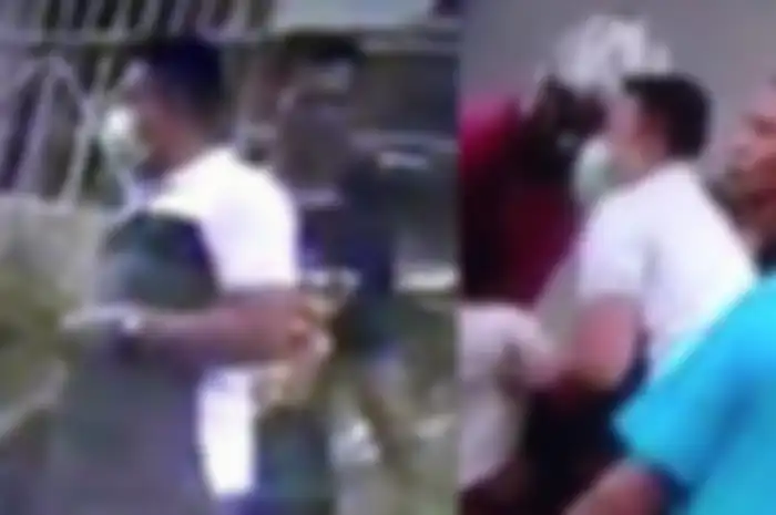Penampakan tiga orang yang diduga membuang tubuh Handi dan Salsabila setelah kecelakaan di Nagreg belum lama ini. 