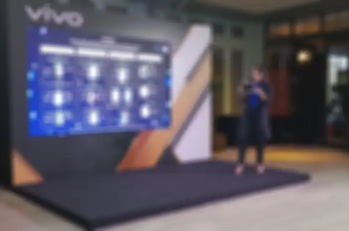Jessica Dwita, PR Manager vivo Indonesia dalam acara Potrait of Celebration, Selasa (21/12).