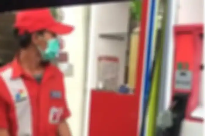 Screenshoot video Oknum Petugas SPBU Curang di Bintaro 