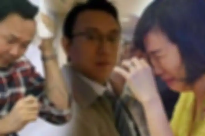 Foto kolase Ahok, Julianto Tio, dan Veronica Tan.