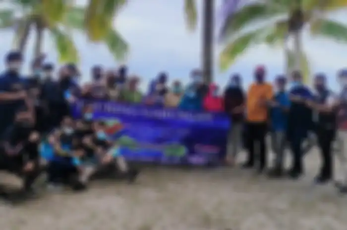 Mantap, Komunitas YRFI Bangka Belitung Gelar Touring Gabungan Sekaligus Bagi-bagi Bantuan Sosial