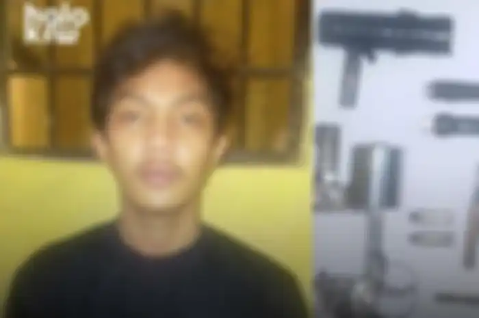Niatnya mau merayakan malam tahun baru 2022 pakai motor keren, seorang ABG malah kena ciduk oleh Polisi.