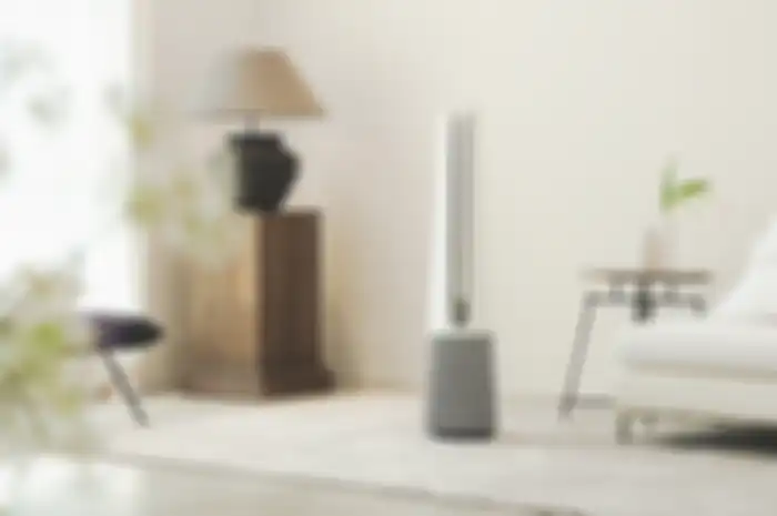 Selain desain dan kenyamanan aliran udara, LG PuriCare AeroTower pun bikin udara berkualitas. 