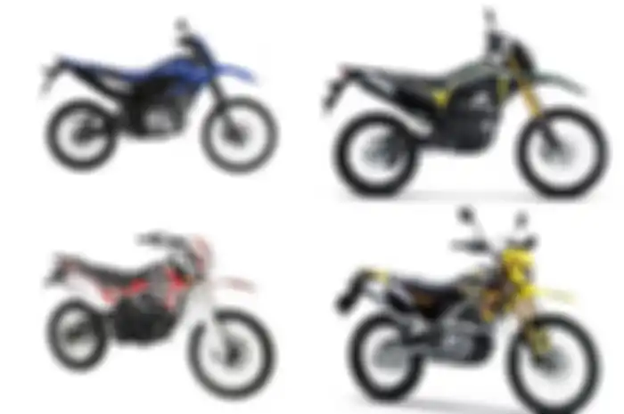 Foto ilustrasi. Segini harga motor baru tipe trail Januari 2022.