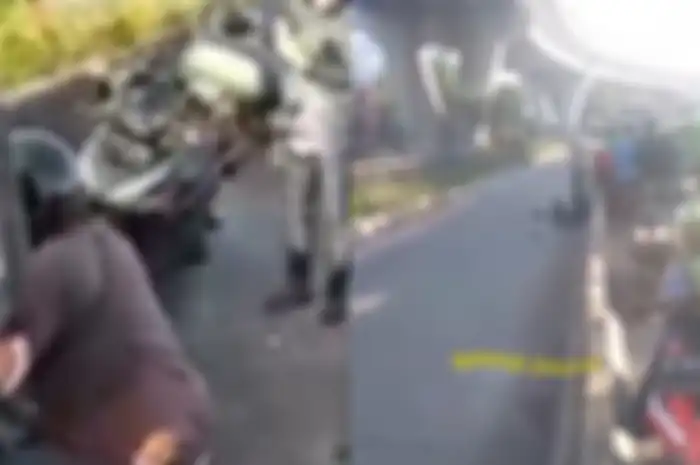 Kecelakaan mobil vs motor di Flyover Pesing sampai terlempar jadi sorotan.