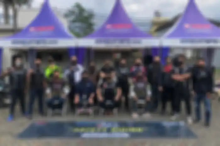 Biar tambah ilmu berkendara, Yamaha Riders Federation Indonesia (YRFI) Bandung dapet pelatihan safety riding di awal tahun 2022.