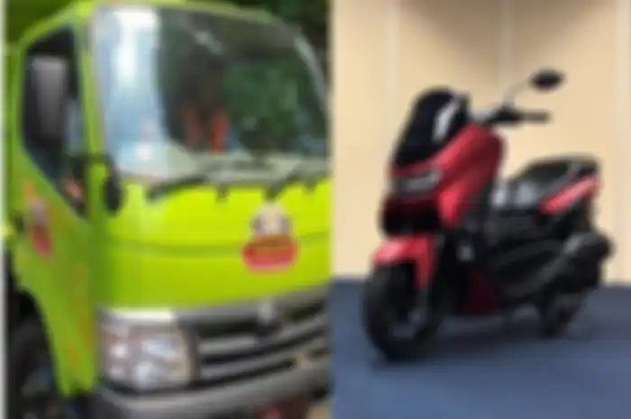 Ilustrasi gaji supir truk ini gajinya setara dengan motor Yamaha NMAX 155.