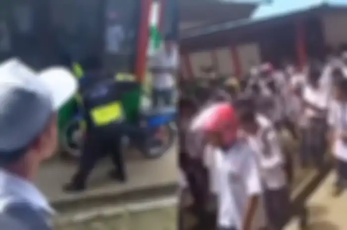Viral video polisi dibully saat angkut motor pelajar dari dalam sekolah di daerah Raha, Sulawesi Selatan, ternyata begini fakta sebenarnya.