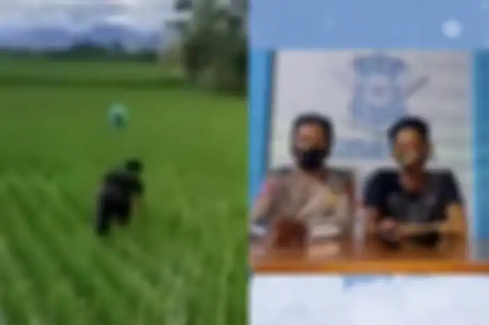 Viral video pemotor cosplay jadi petani hindari tilang polisi, kini muncul video klarifikasinya.