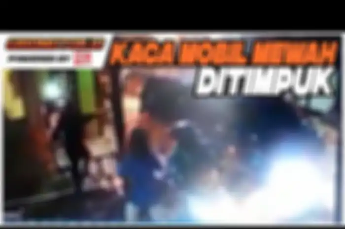 Keterlaluan nih pelaku balap liar kejar pengendara mobil hingga ke rumah sampai timpuk kaca mobil hingga pecah. 
