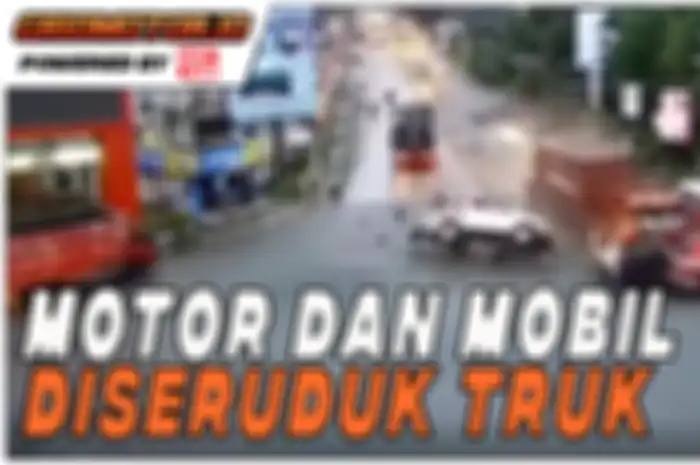 Terulang lagi, kecelakaan maut memakan korban tewas akibat truk tronton seruduk motor dan mobil.