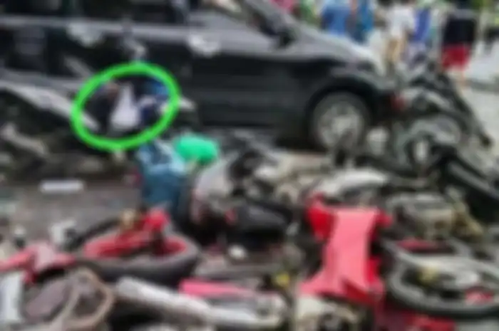 Tragedi di Simpang Rampak Balikpapan, pemotor selamat dari kecelakaan maut karena mau bagi-bagi sedekah Jumat berkah.