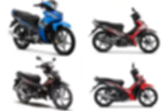 Ilustrasi motor bebek baru 2022.