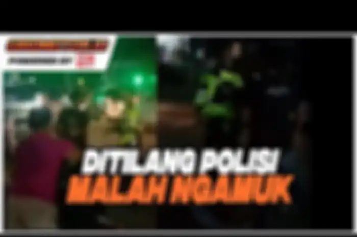 Seorang pemotor ngamuk nantang Polisi gak terima hendak ditilang di Pematang Siantar terekam kamera.