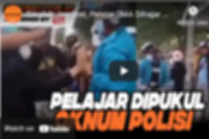 Video seorang pelajar SMA dihajar oknum anggota Polisi berpakaian preman gara-gara dituduh jambret.