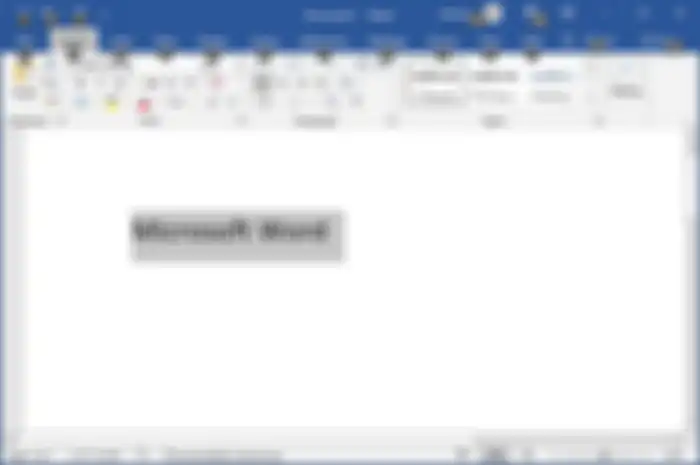 Ilustrasi Microsoft Word