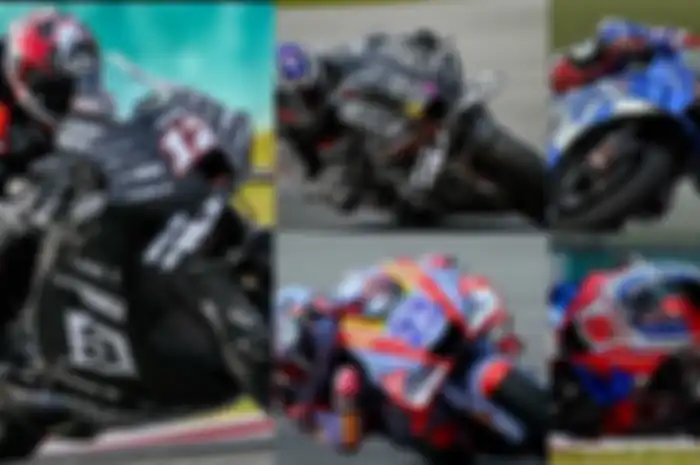 5 pembalap MotoGP, Maverick Vinales, Aleix Espargaro, Alex Rins, Enea Bastianini dan Johann Zarco bikin kejutan tes pramusim MotoGP Sepang Malaysia