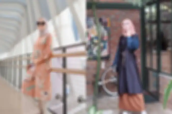 Inspirasi tunik motif modis buat lebaran 2022