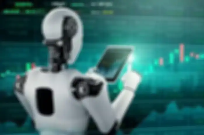 Ilustrasi robot trading
