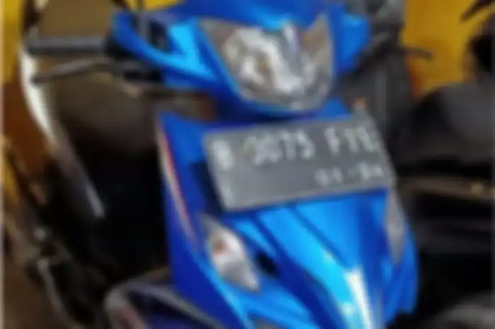 Motor bebek jarang ada Suzuki Shogun Axelo tahun 2014 dilelang murah meriah