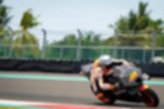 Foto ilustrasi. Bagian di Sirkuit Mandalika bakal diaspal ulang jelang MotoGP Indonesia 2022.