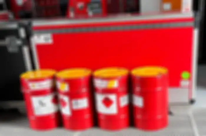 Jejeran bensin Shell V-Power khusus motor MotoGP