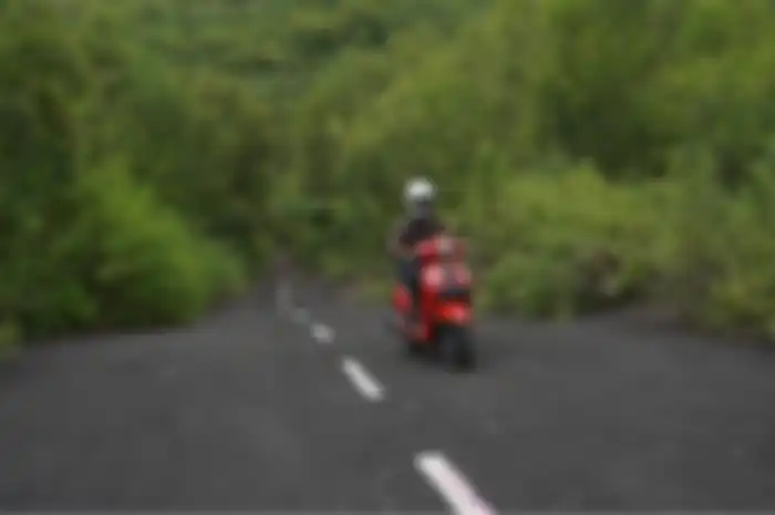 Tanjakan curam di Bali yang berhasil di taklukan Yamaha Fazzio