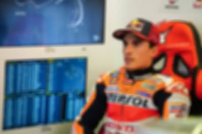 Marc Marquez kembali alami gangguan penglihatan ganda