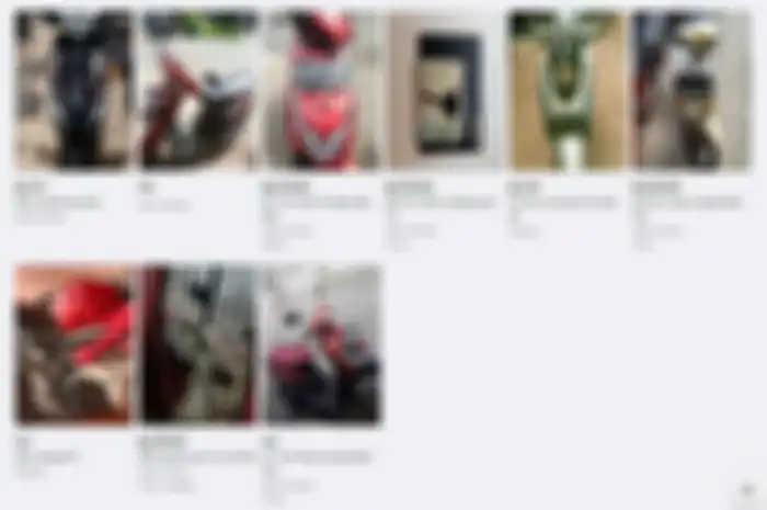 Ilustrasi beli motor bekas online.