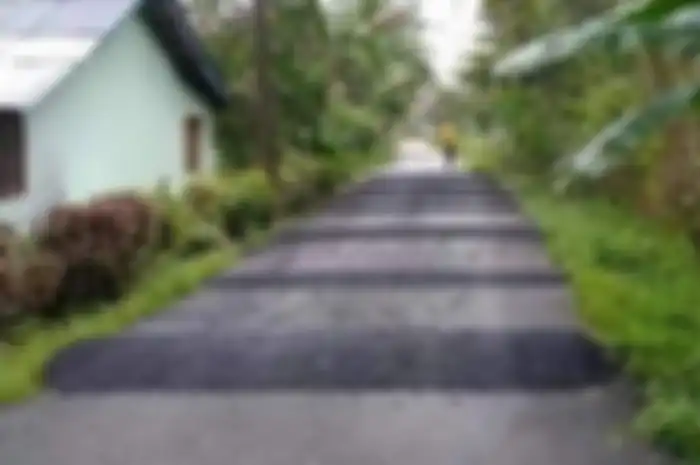 11 polisi tidur di depan rumah Nor Muhammad Roslam Harun (40) di Kampung Padang Luas, Jerteh, Malaysia. Karena kesal banyak orang ngebut 