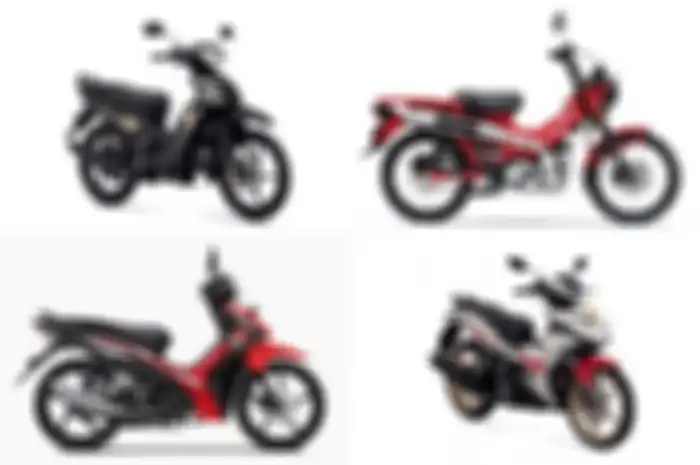 Ilustrasi motor bebek baru dari termurah sampai paling mahal.
