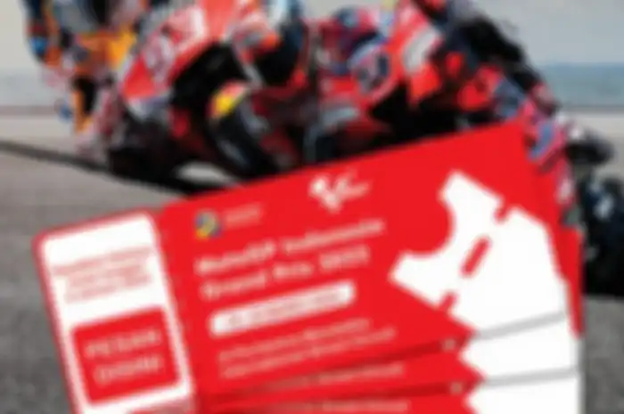 Tiket MotoGP Indonesia 2022, dibagi lima kelas dengan total penonton berbeda.