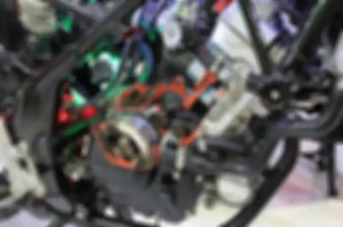 Foto ilustrasi mesin motor injeksi