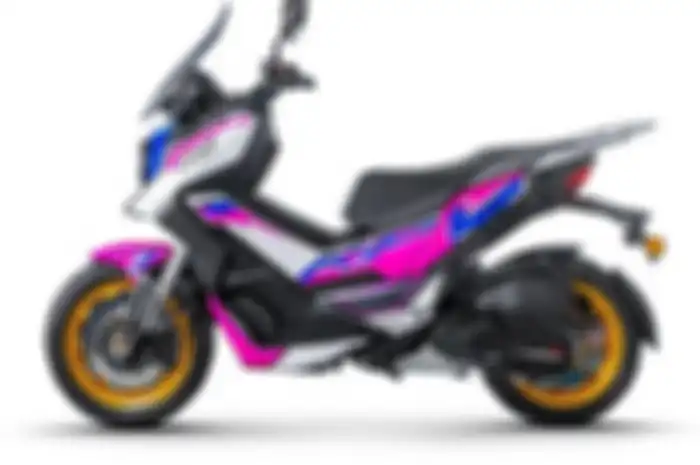 Meluncur motor baru lawan Honda ADV150, grafis warna mencolok cocok untuk ladies bikers nih!