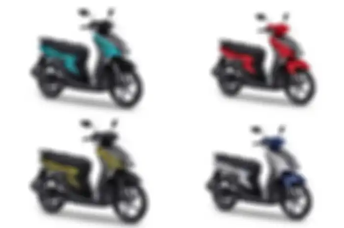 Ilustrasi warna baru Yamaha Gear 125 2022.