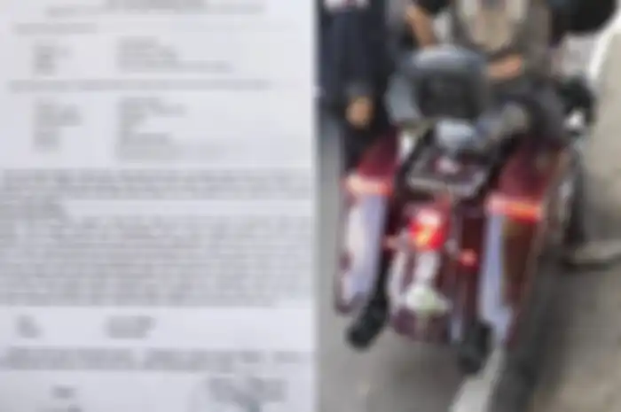 Korban melaporkan penganiayaan oleh pemotor Harley Davidson di Bandung (13/3/2022) ke pihak Polisi.