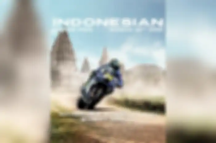 Bentuk poster Suzuki tentang MotoGP Mandalika 2022 yang jadi serbuan netizen.