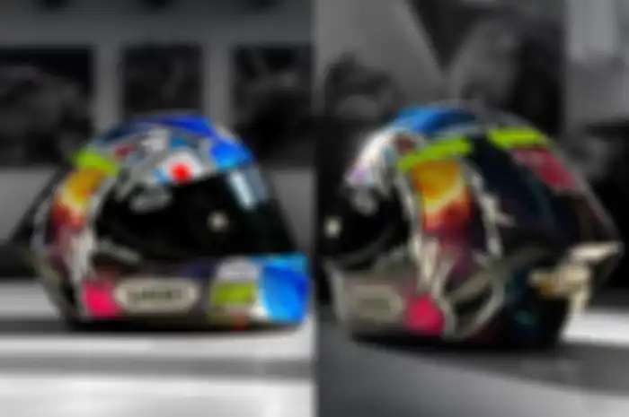 Helm Shoei X-14 Keminth Kubo terinspirasi Norick Abe