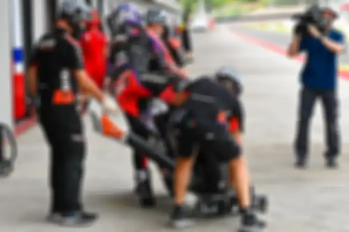 Jumlah lap di kelas Moto2 dan MotoGP Indonesia 2022 dikurangi gara-gara masalah aspal sirkuit Mandalika?