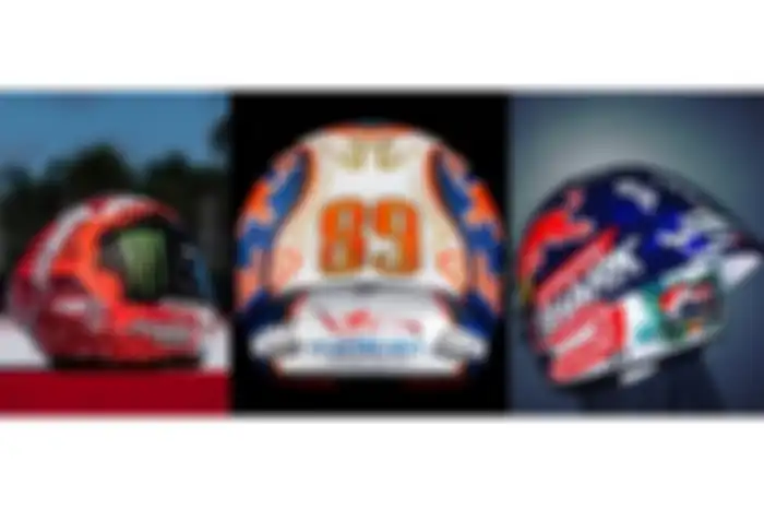 3 pembalap MotoGP akan pakai helm spesial untuk balap MotoGP Mandalika 2022, punya grafis motif batik.
