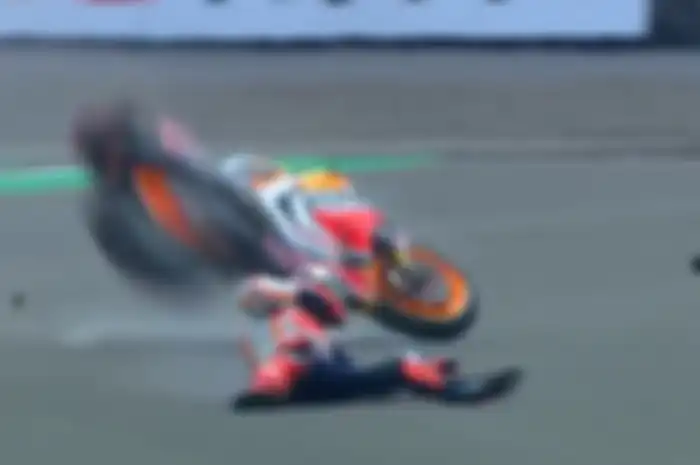 Komentar pembalap Repsol Honda, Marc Marquez usai crash parah di sesi warm up MotoGP Mandalika 2022.