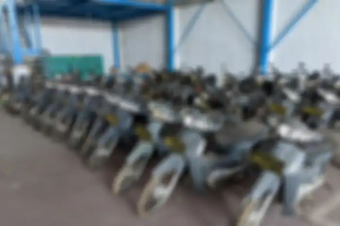 Murah meriah lelang borongan 45 unit motor dinas bekas Polres Cilacap, ada Honda Kirana sampai Yamaha RX King