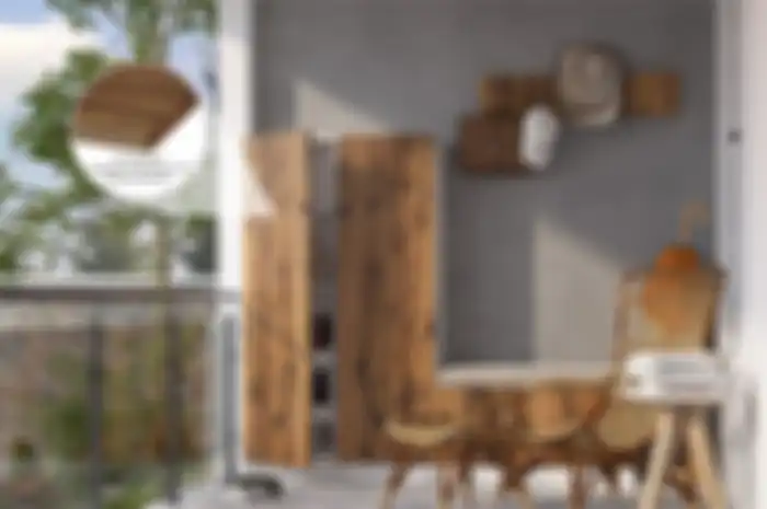 Furnitur dengan material PVC laminate