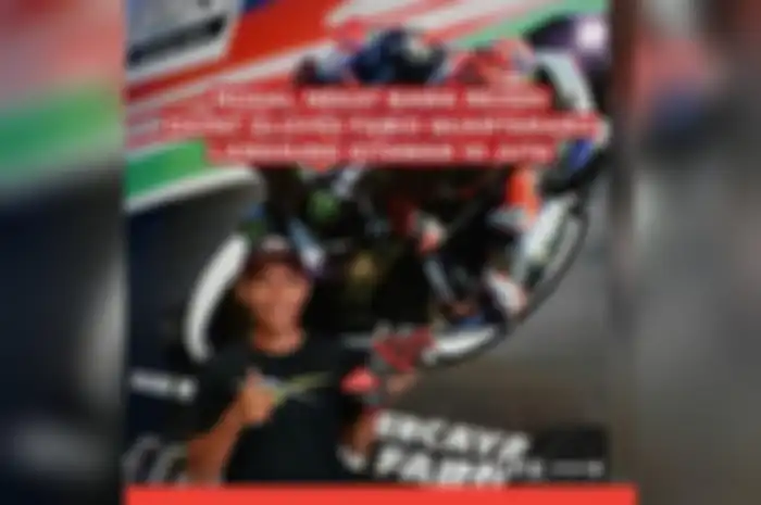 Beruntung banget, pria ini dapat sarung tangan Fabio Quartararo saat MotoGP Mandalika 2022, langsung ditawar Rp 10 juta!