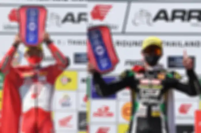 Profil juara ARRC 2022 Thailand kelas Asia Production 250 cc, pembalap Indonesia Rheza Danica (kiri) dan AM Fadly (kanan)