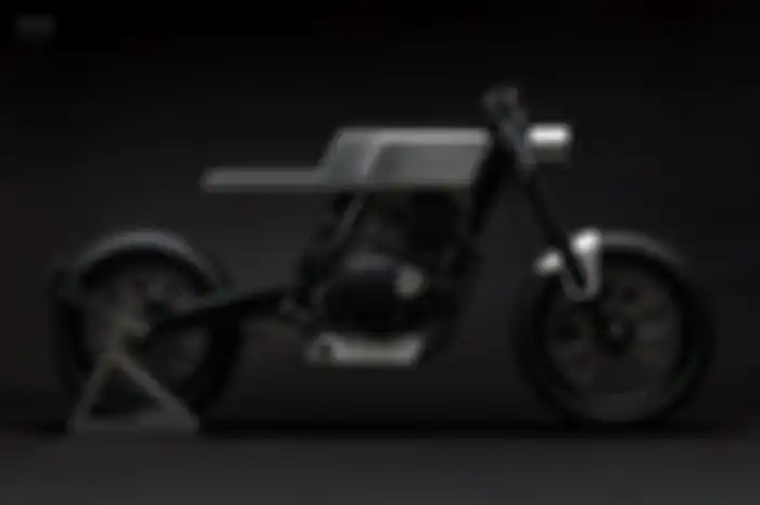 Unik banget, modifikasi Suzuki GN250 'Cubus', scrambler serba kotak ala game Minecraft.