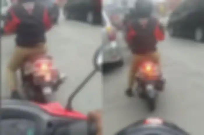 Keciduk Yamaha Mio pakai knalpot 2-tak, suaranya jadi renyah ala motor 2-tak, kok bisa?