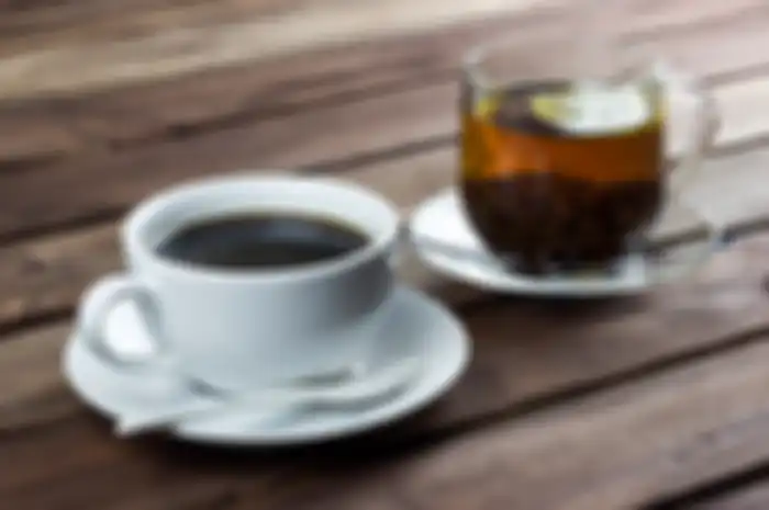 Ilustrasi kopi dan teh