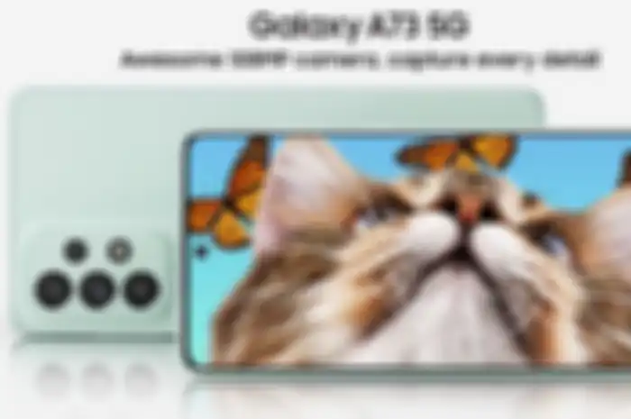 Ilustrasi harga hp second Samsung Galaxy A73 5G yang memiliki kamera 108MP OIS di bulan Februari 2023.